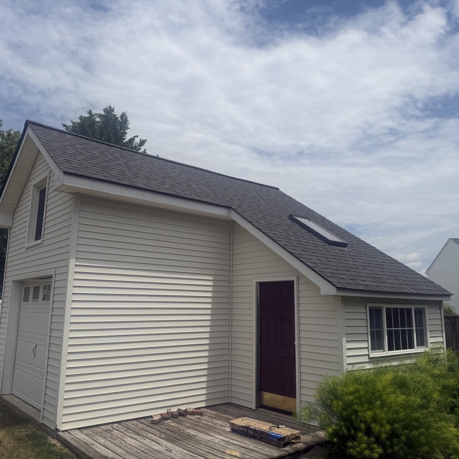 Roof replacement with skylight